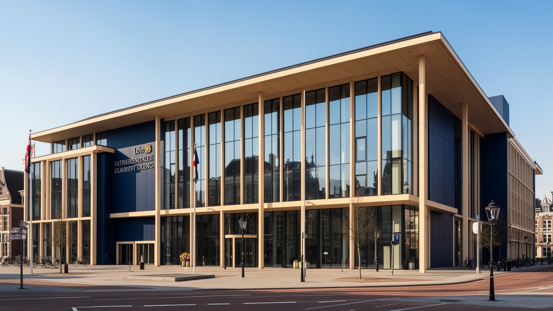 Modern gemeentehuis in Nederland